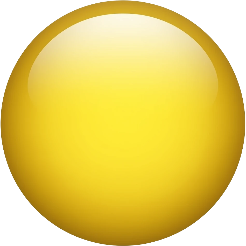A yellow circle faceless emoji