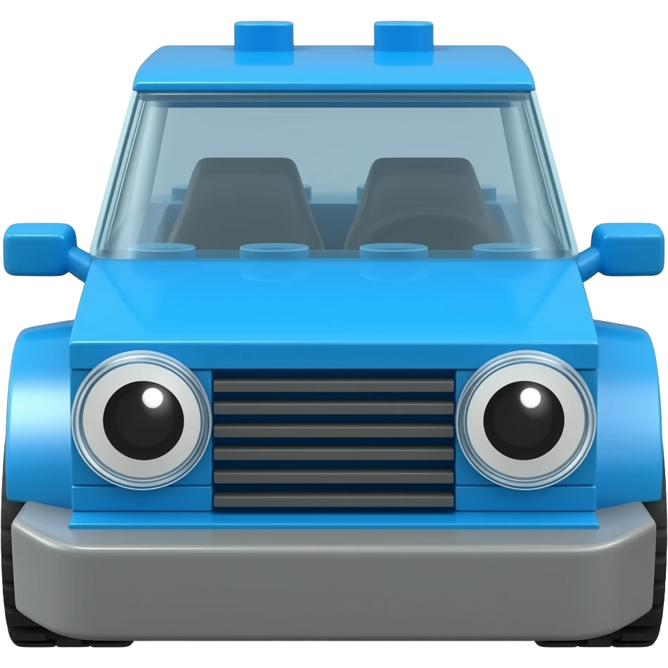 lego blue car emoji