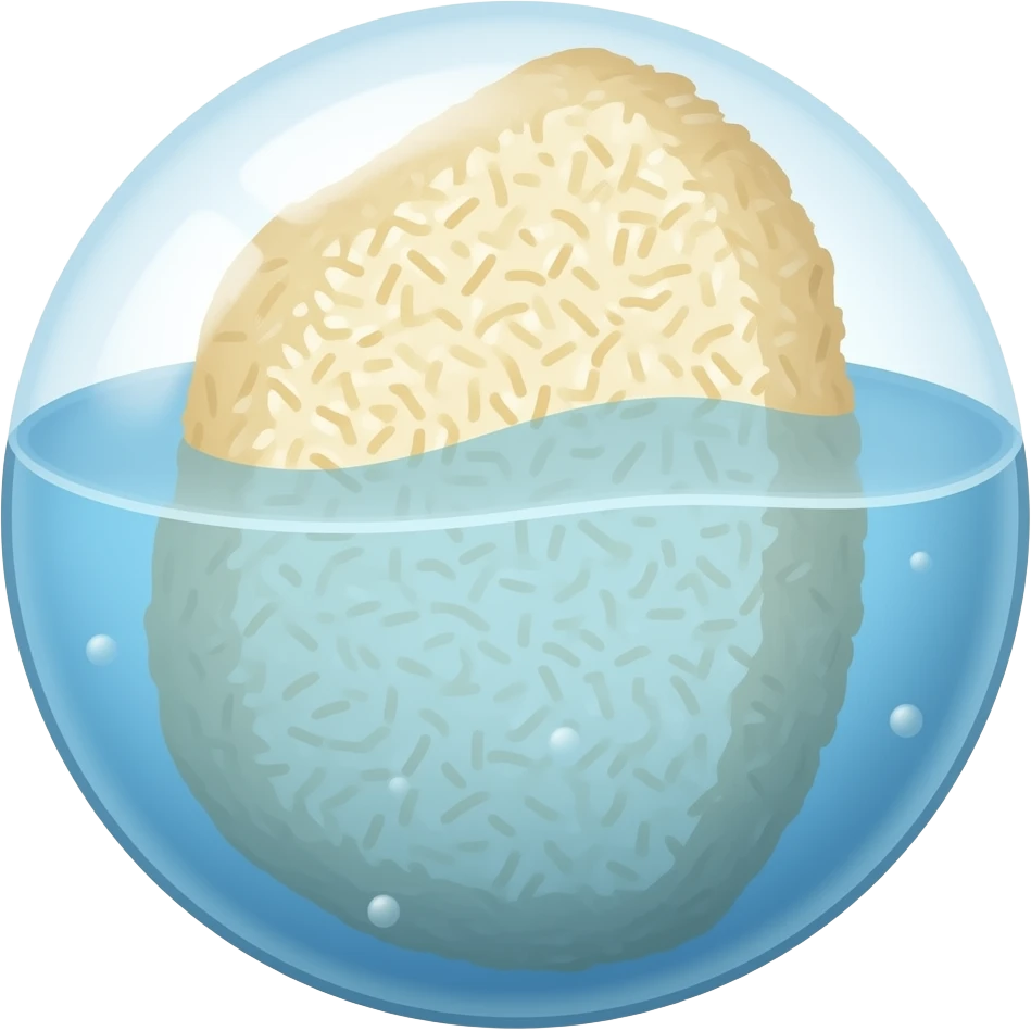 Garri & water emoji