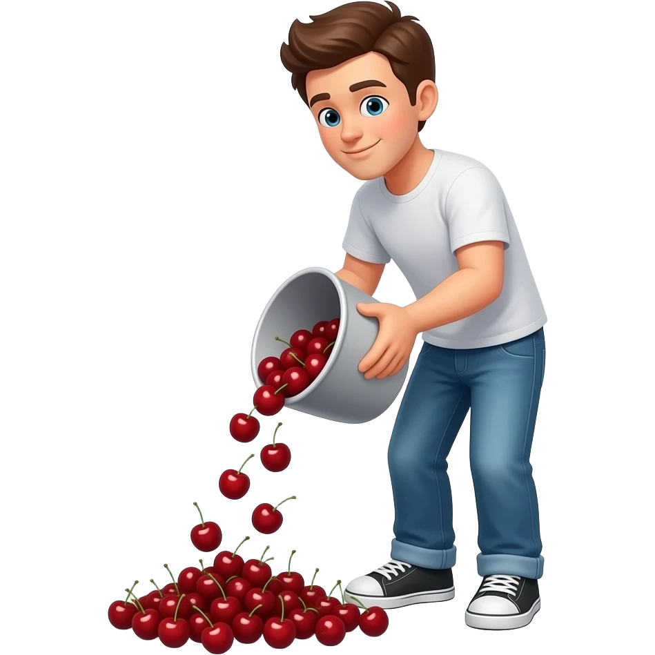 cherry dumping emoji