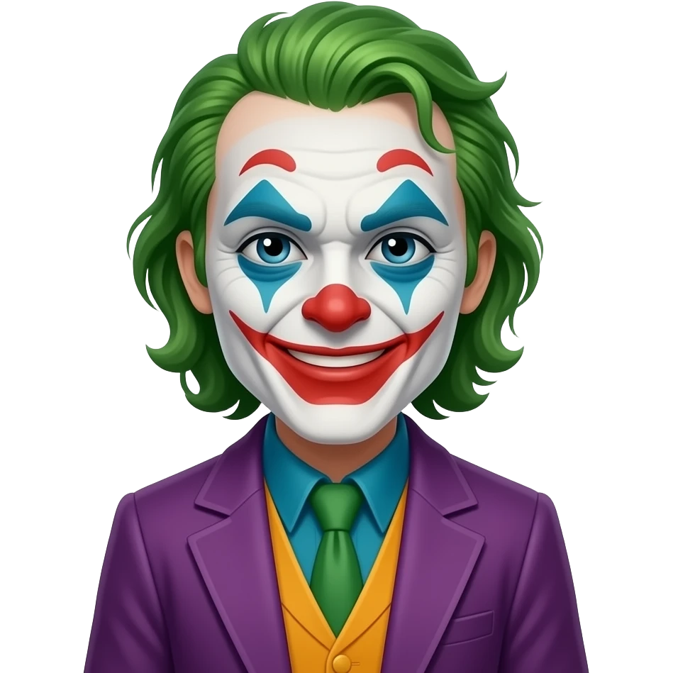 Non smiling joker emoji emoji