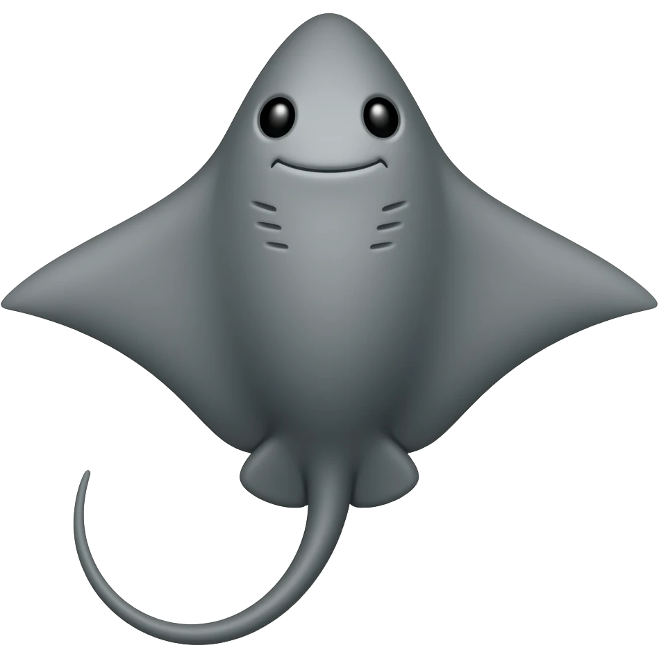 stingray emoji