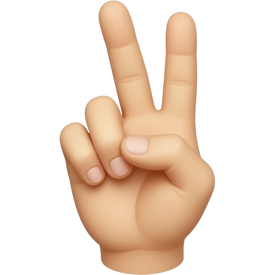 검지 중지를 모아줘 emoji