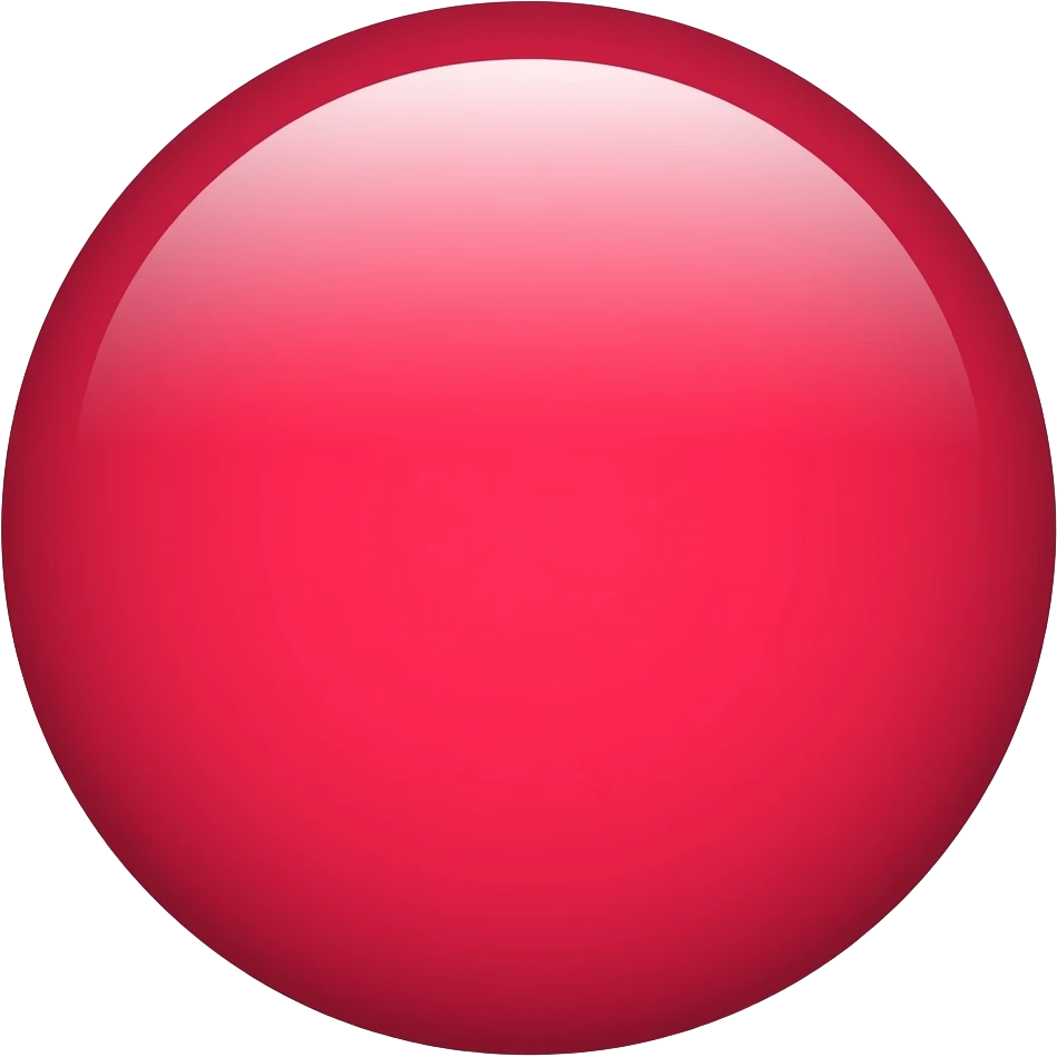 ROUND CIRCLE BRIGHT RED #DC052D emoji