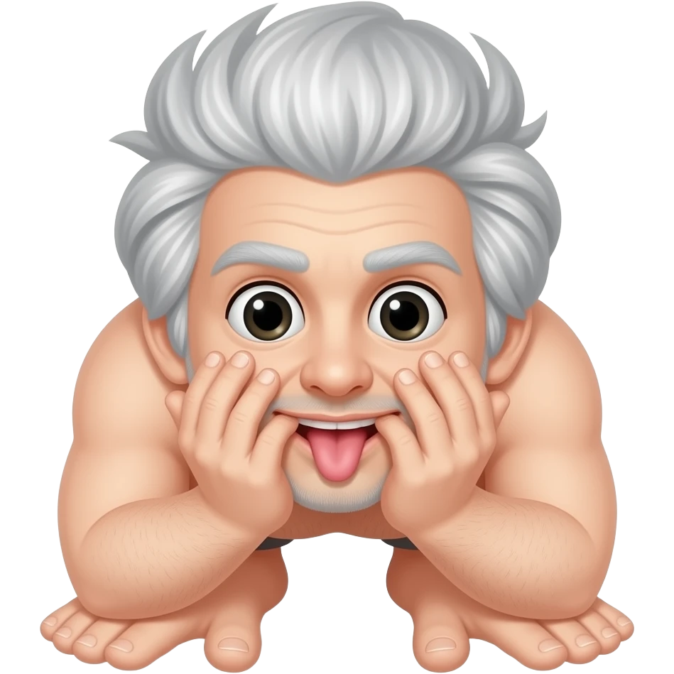Masterbating emoji