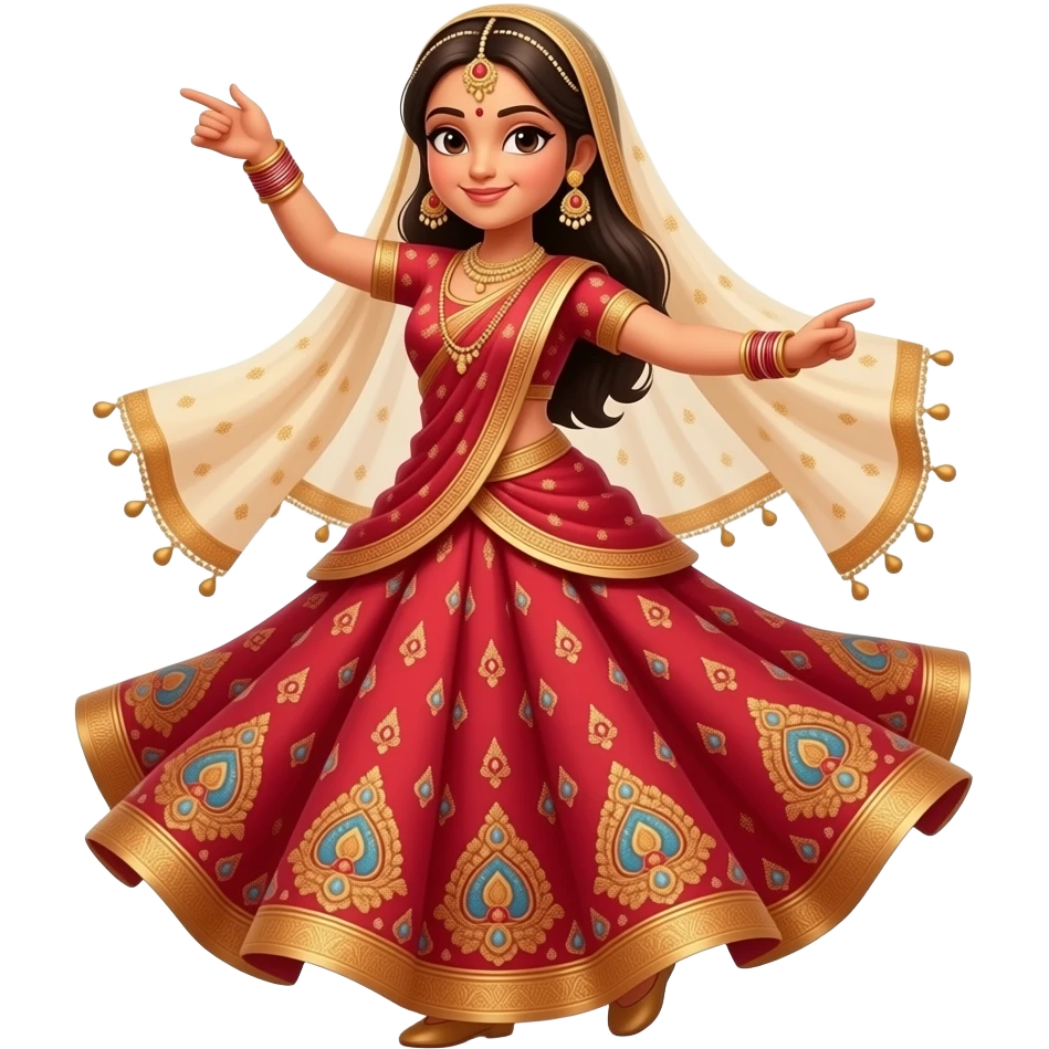 Garba festival emoji