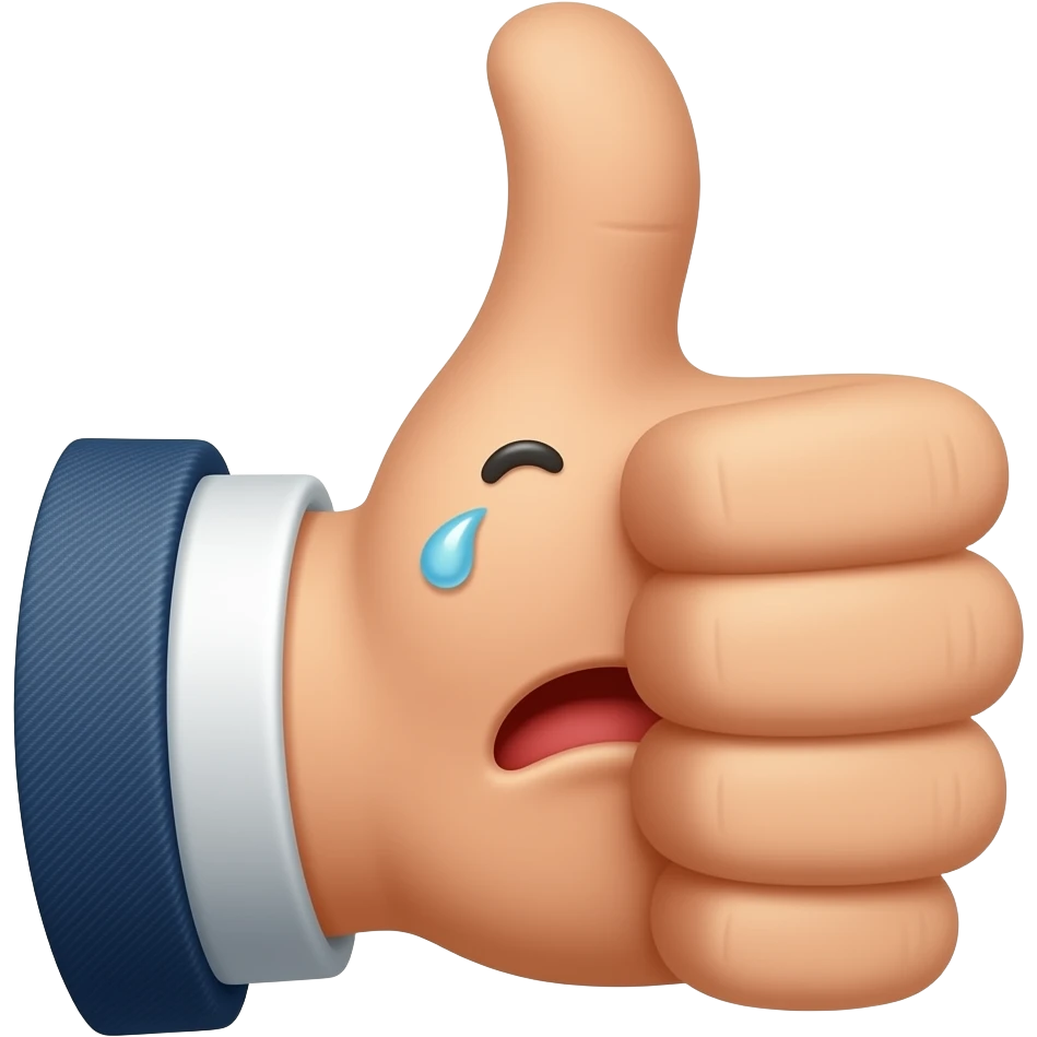 👍😭👍 emoji