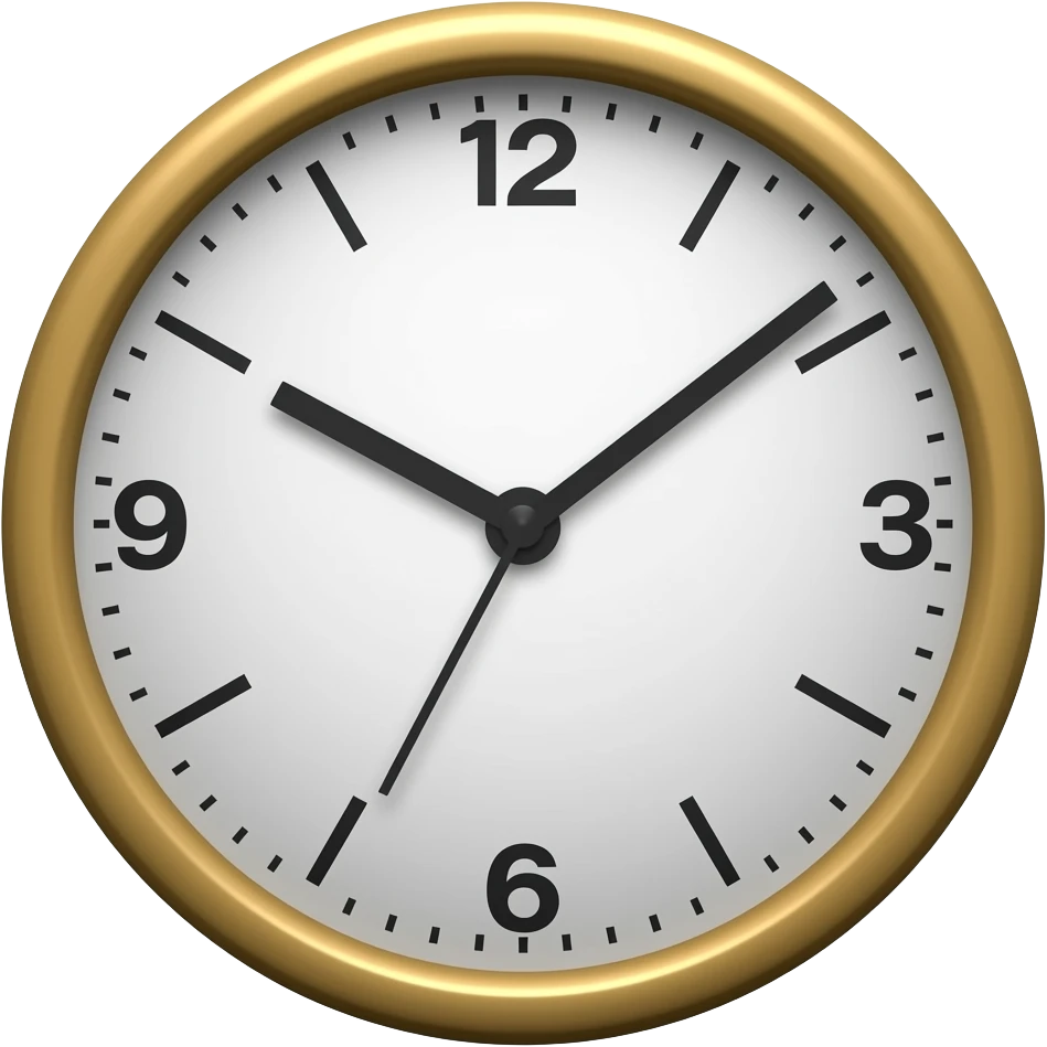 clock it emoji