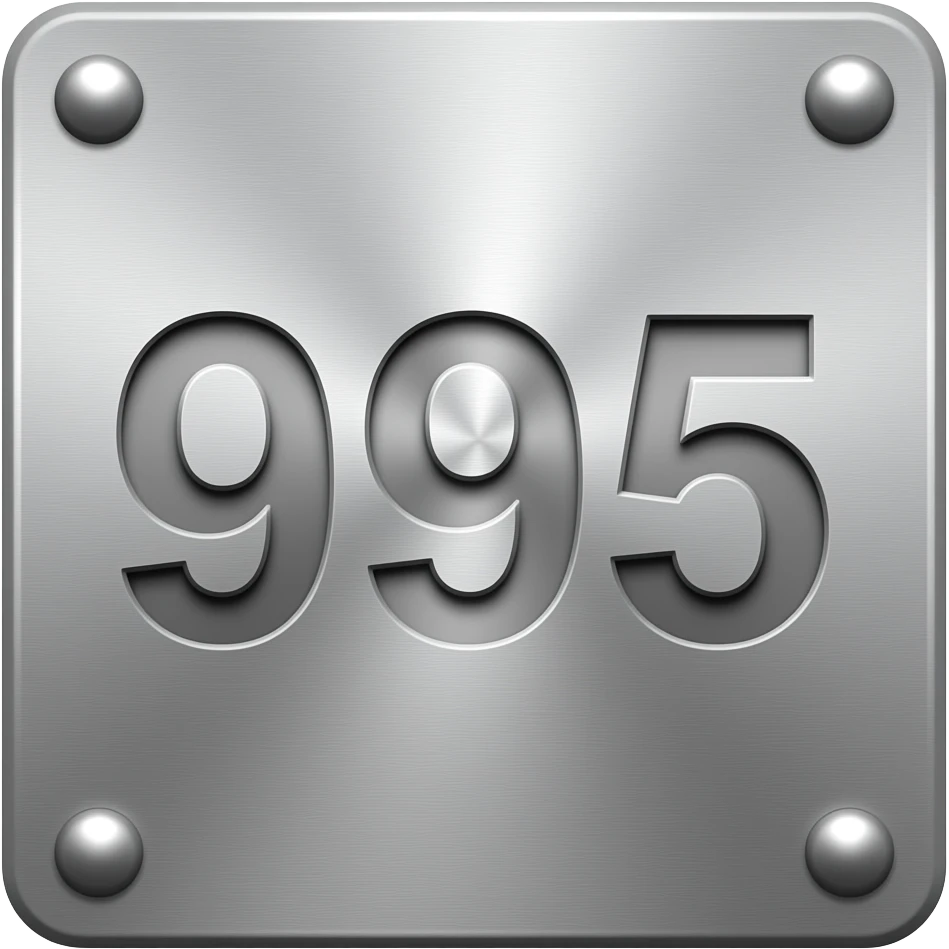 1985 on a mettal plate emoji