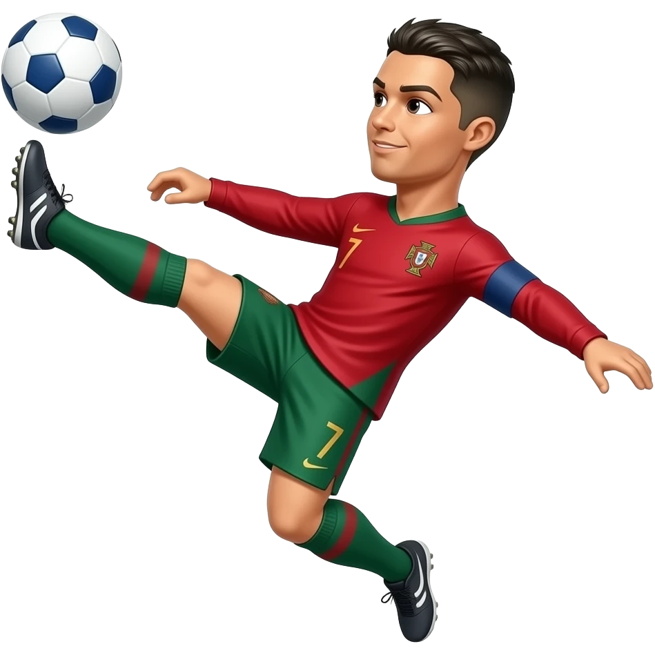 Can you make a ronaldo overhead kick portugal emoji emoji