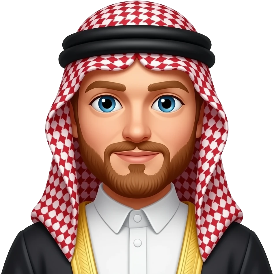 Redhead sheikh emoji