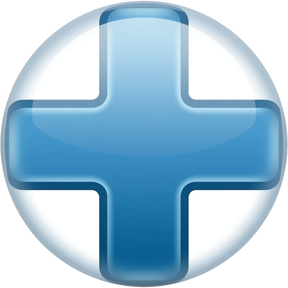 Blue Cross emoji