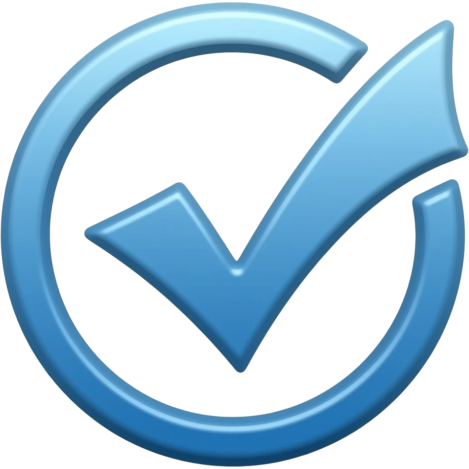 Blue tick with a zig zag circle around it remove the circle only zig zag circle emoji
