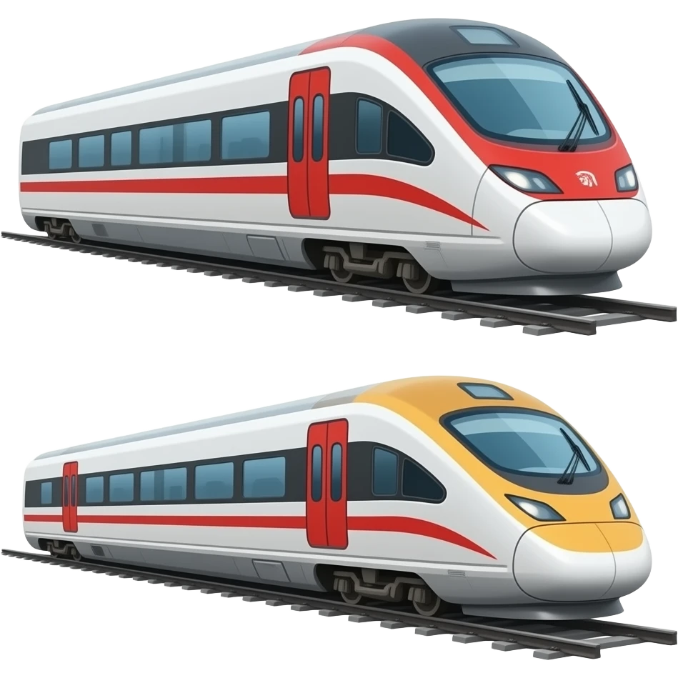 🚄🚅 emoji