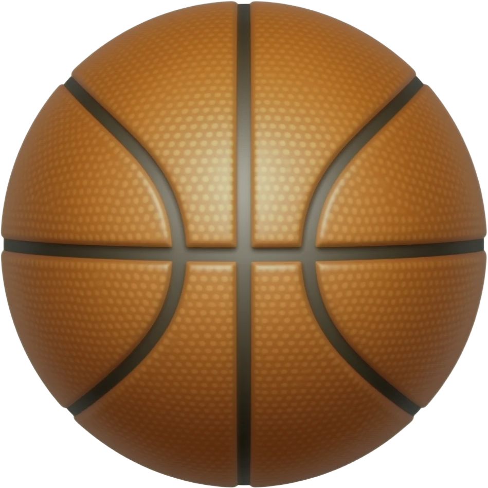 PELOTA de basket con destello de movimiento emoji