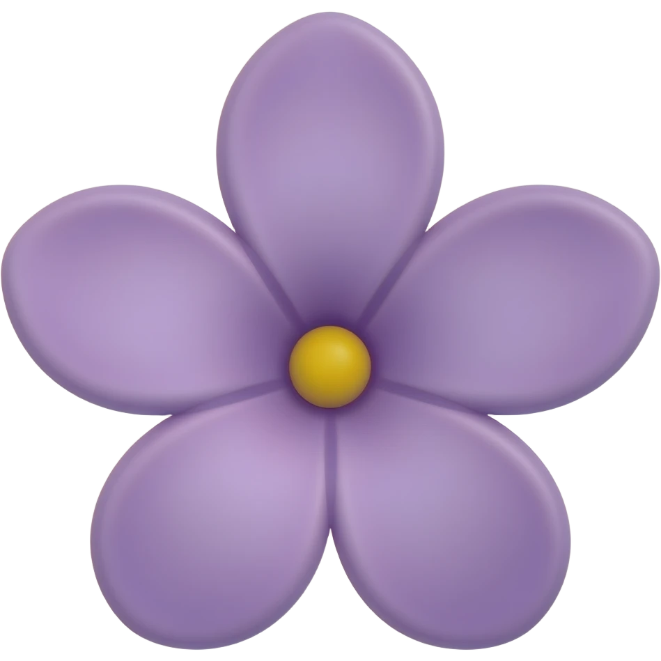 нарисуй lilac emoji