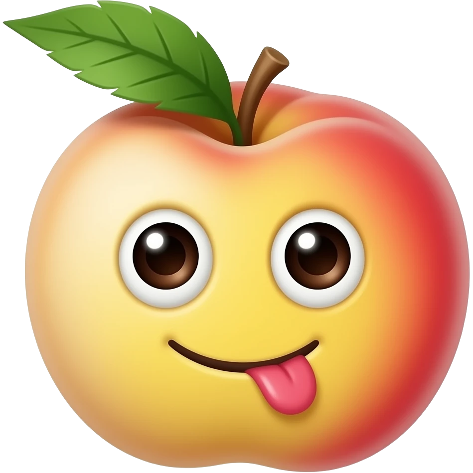 🍑😋 emoji