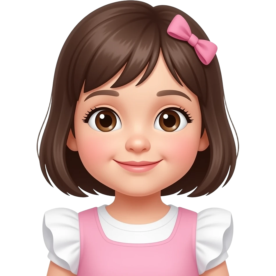 Baby girl emoji