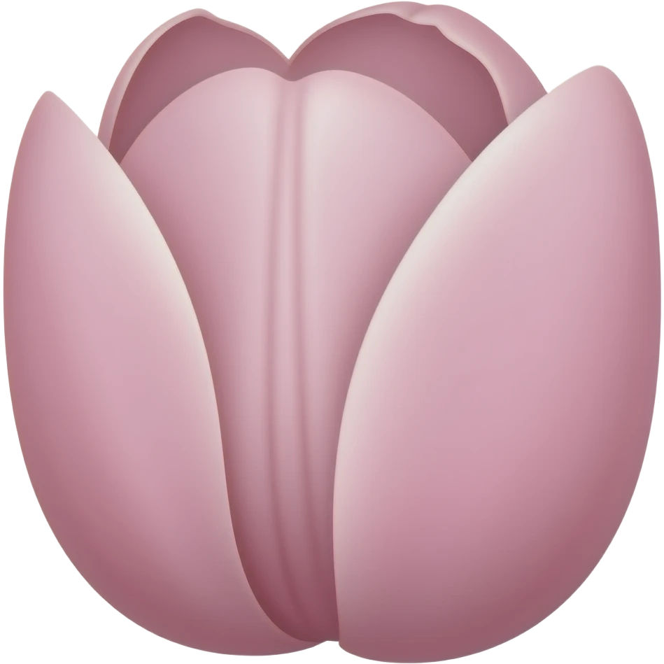 нарисуй  розовый тюльпан emoji