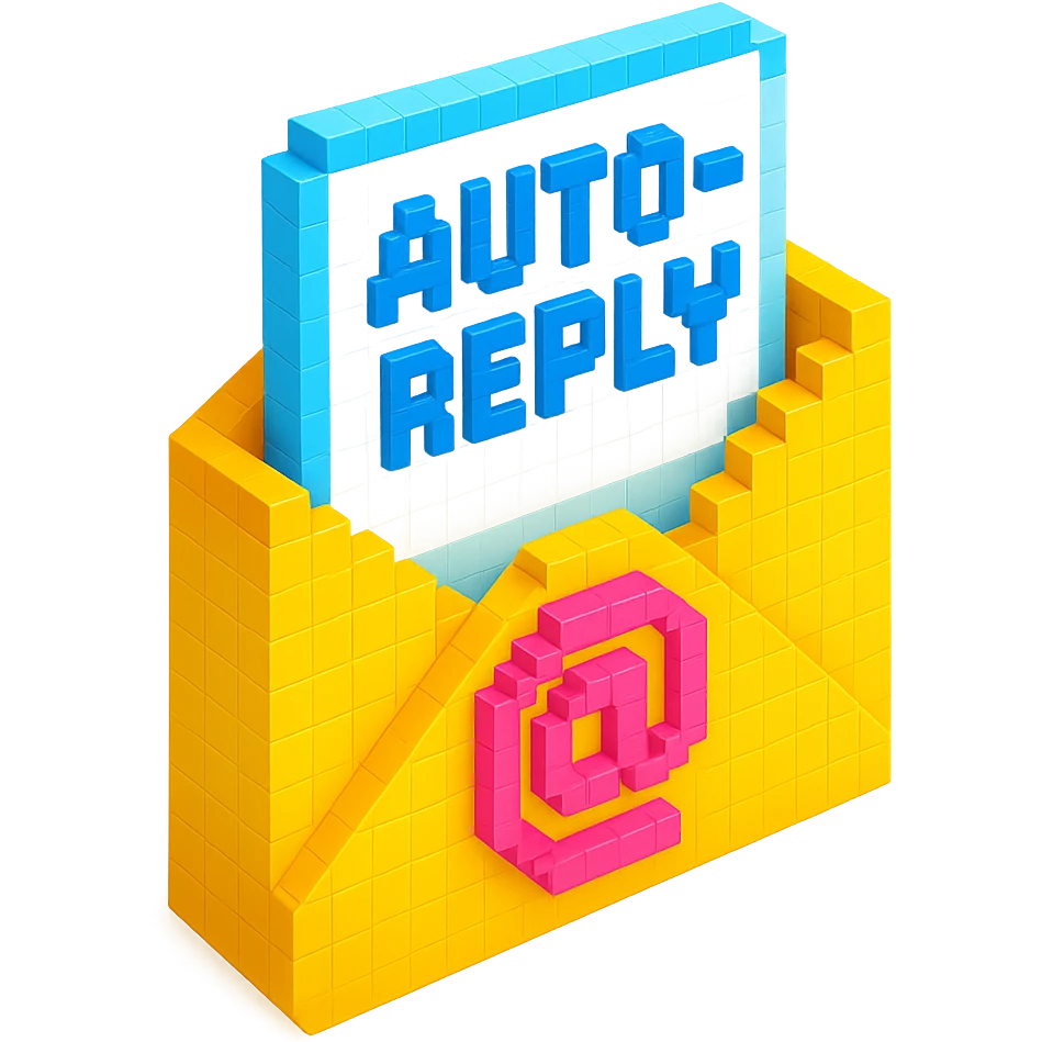 email auto-reply emoji