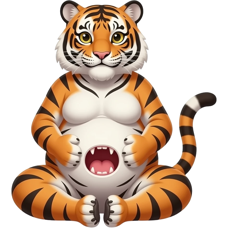 Make this Tiger girl get stuffed,her belly will be so big it would look like she has pregnancy bloating,dare to tickle that Tiger girl’s bellybutton,her gut rumbling echoes loud so you can listen to that full tummy,Tiger girl rolls around. emoji