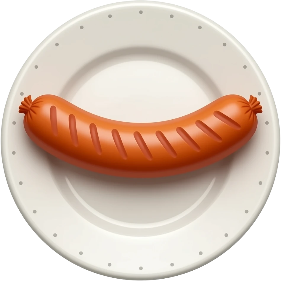 Saucerdot German sausage emoji