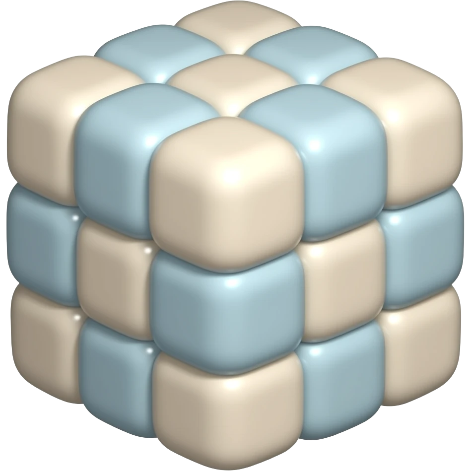 Needoh squishy cube emoji