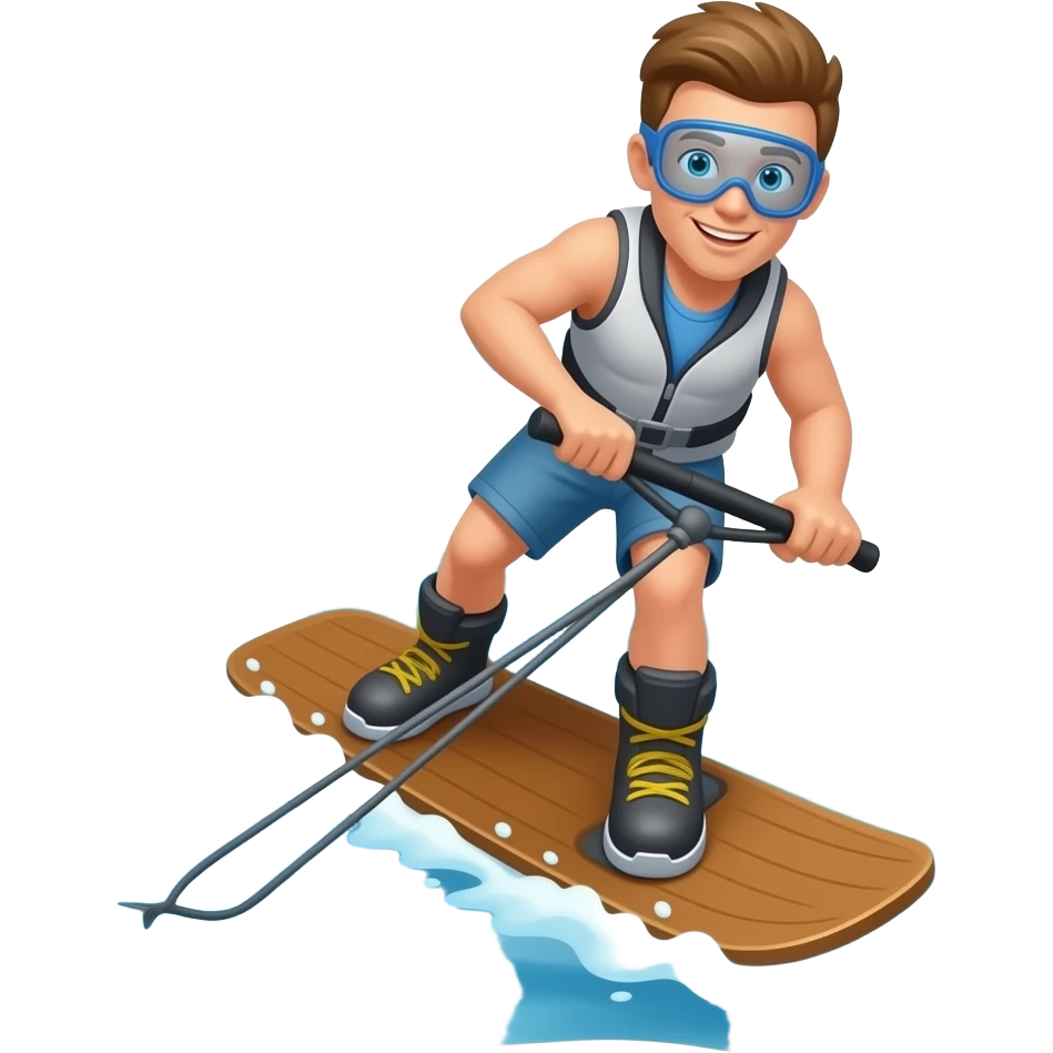 Waterskiën emoji