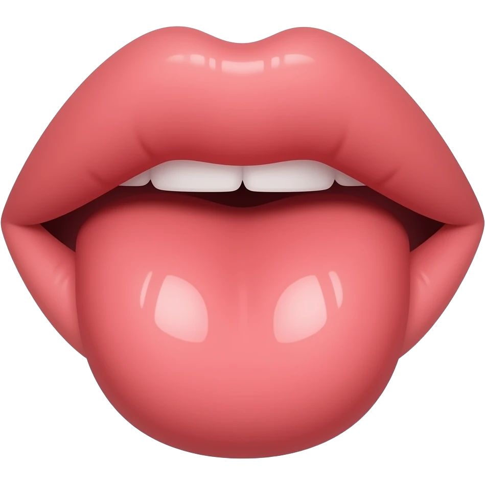 Clitoris licking emoji