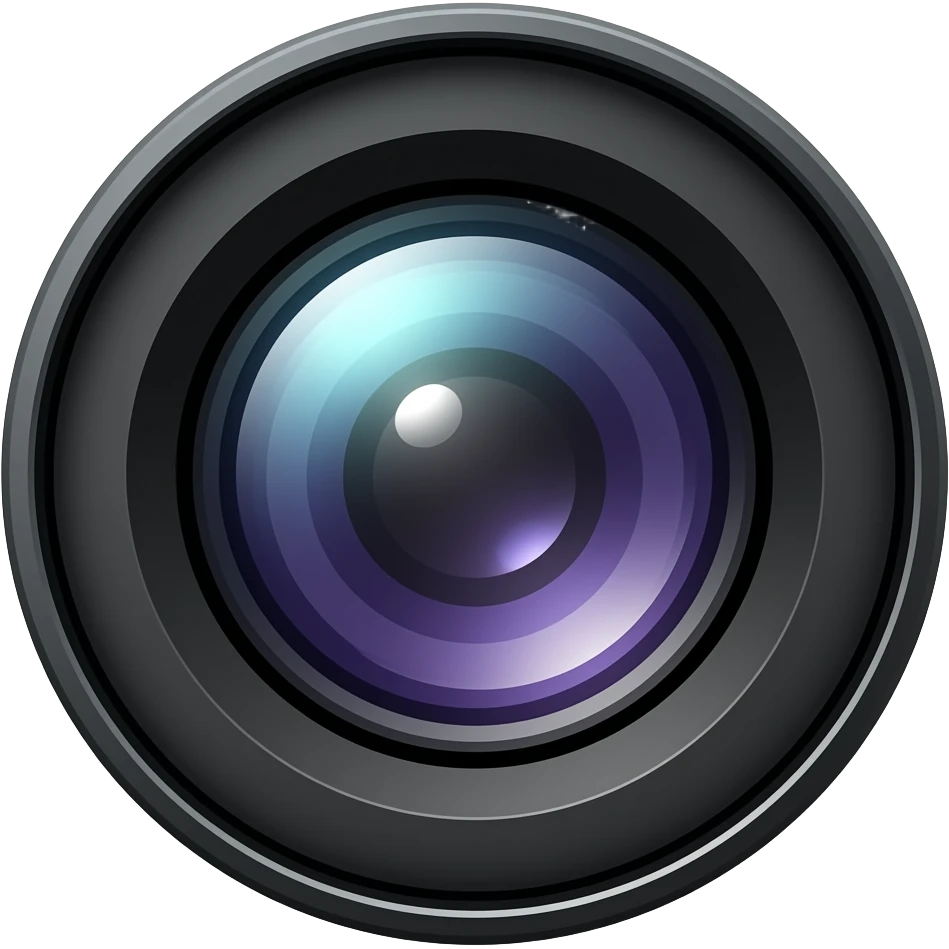 camera lens emoji