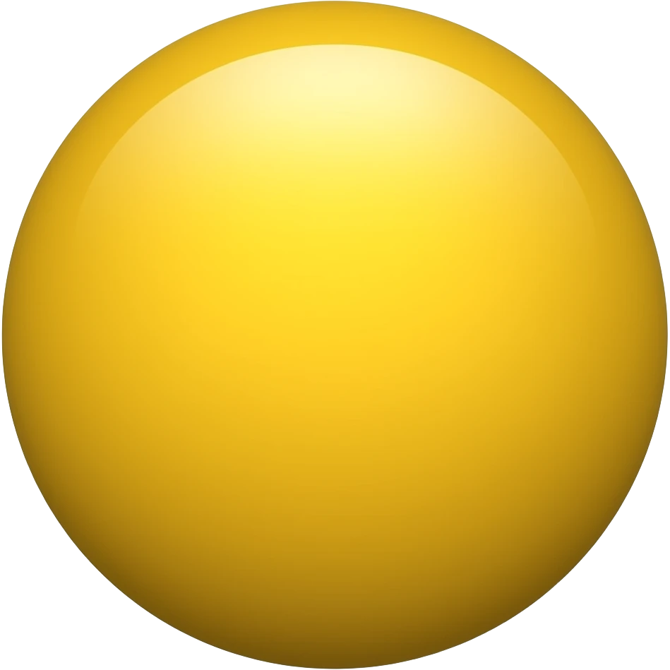 Make an yellow ball! emoji