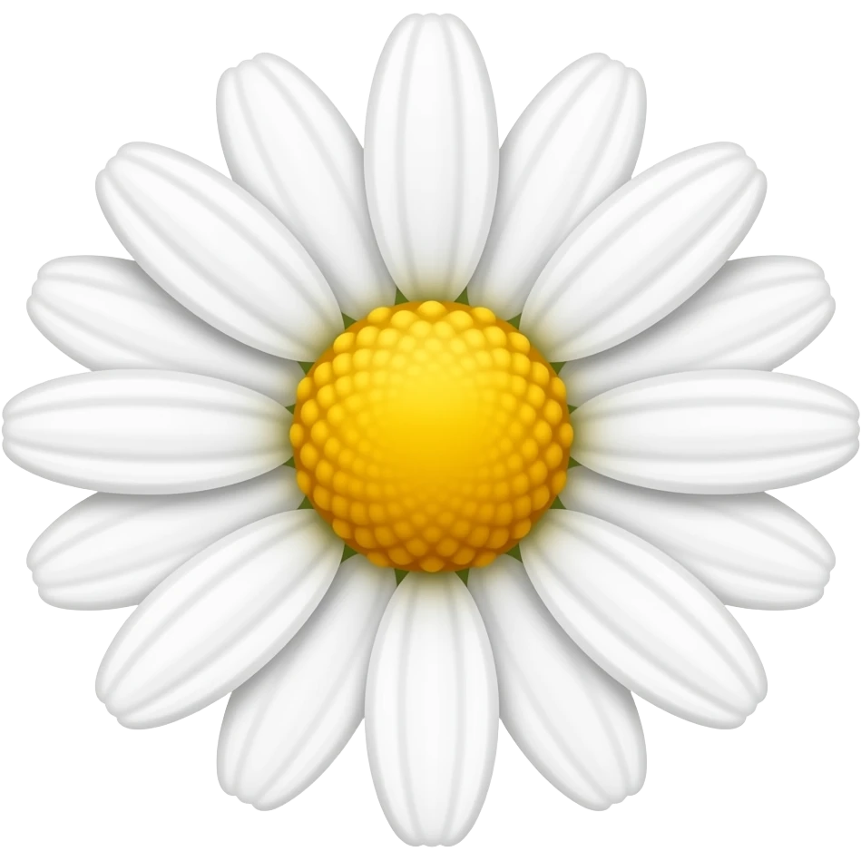 White daisy emoji