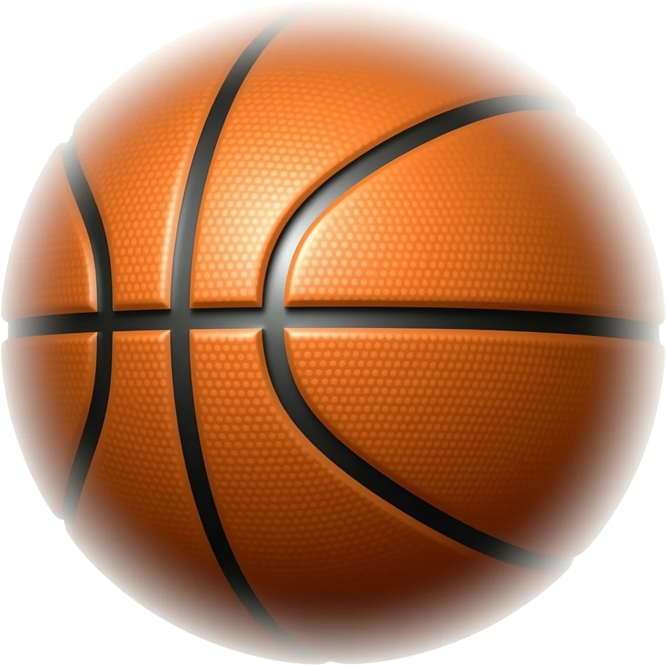 PELOTA de basket con destello de movimiento emoji
