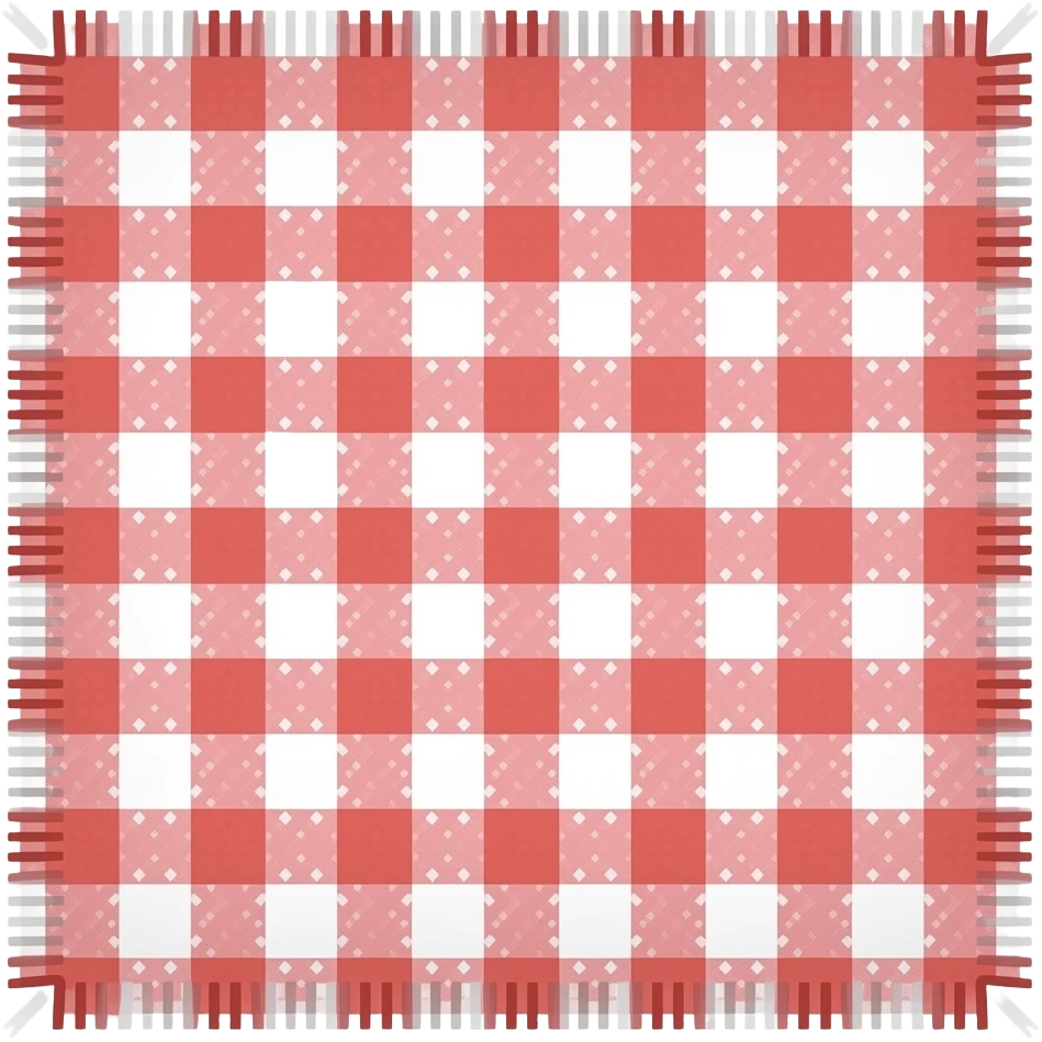 Toalha quadriculada de piquenique emoji