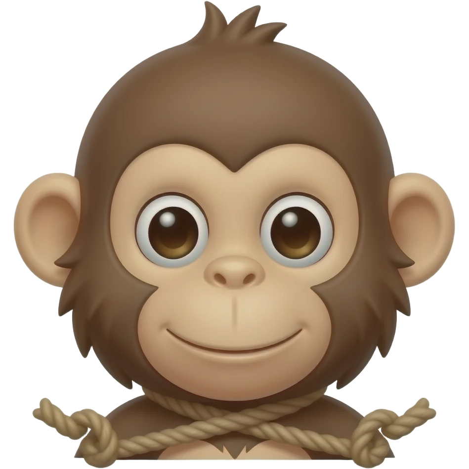Monkey bondage emoji