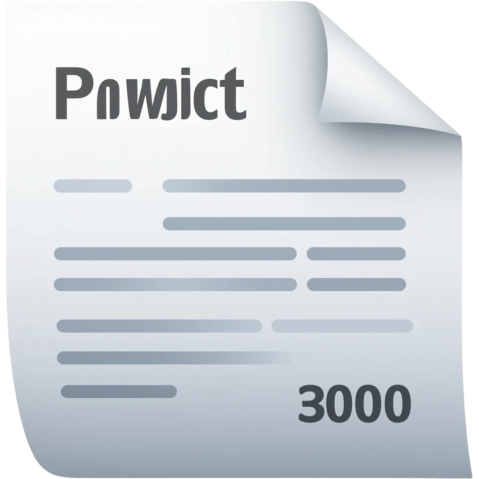 A paid invoice, with the paper visible emoji