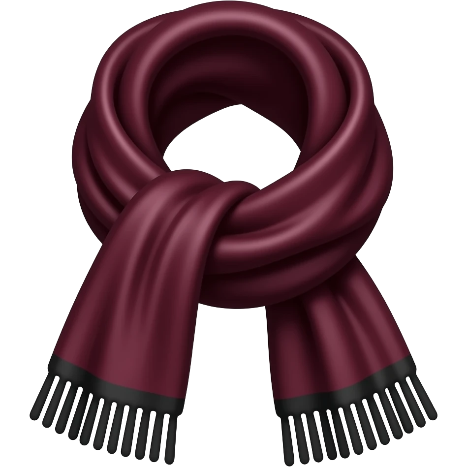 Something maroon and black emoji