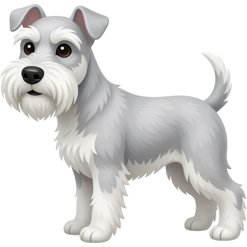 Schnauzer white emoji