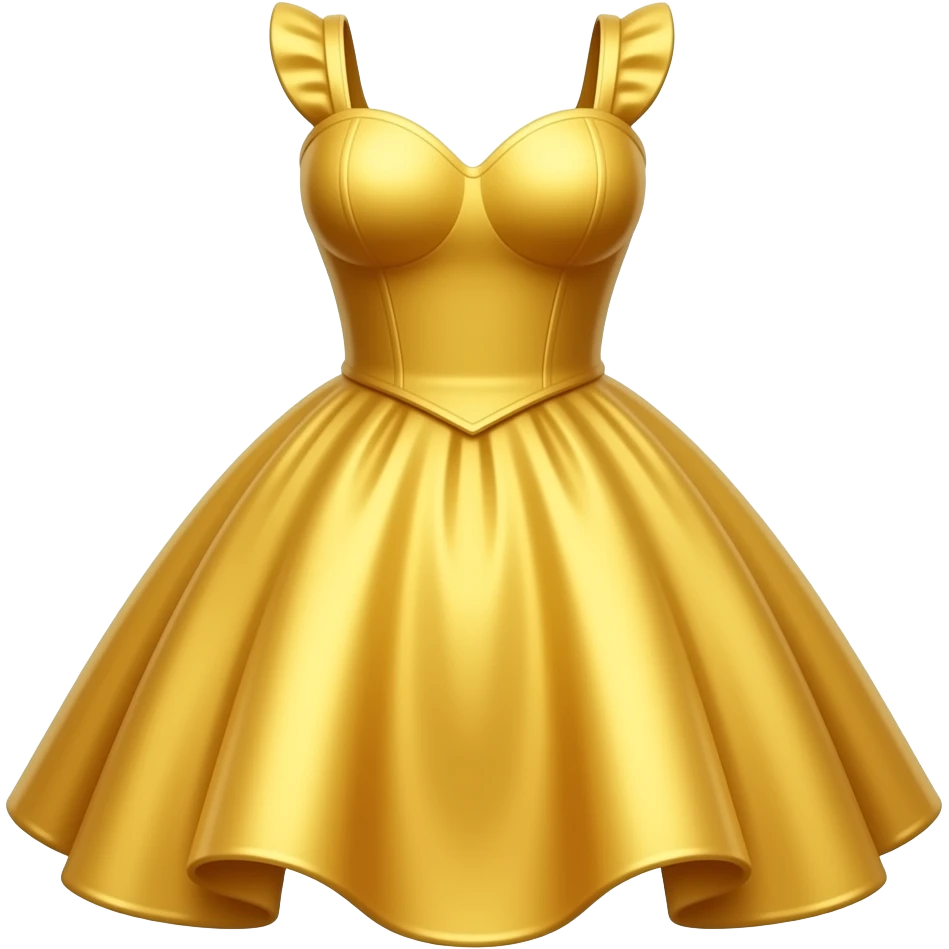 Golden Dress emoji