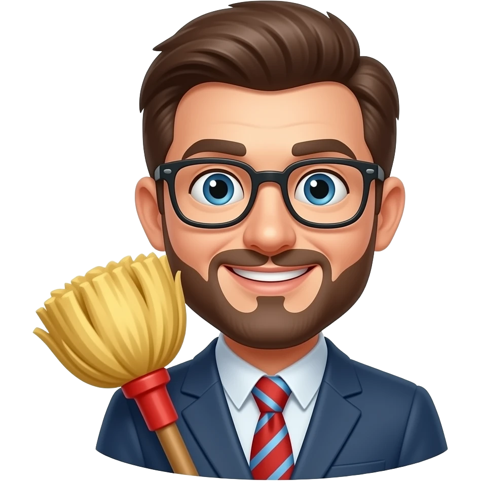 дай смішного вчителя звязаного з мопсем emoji