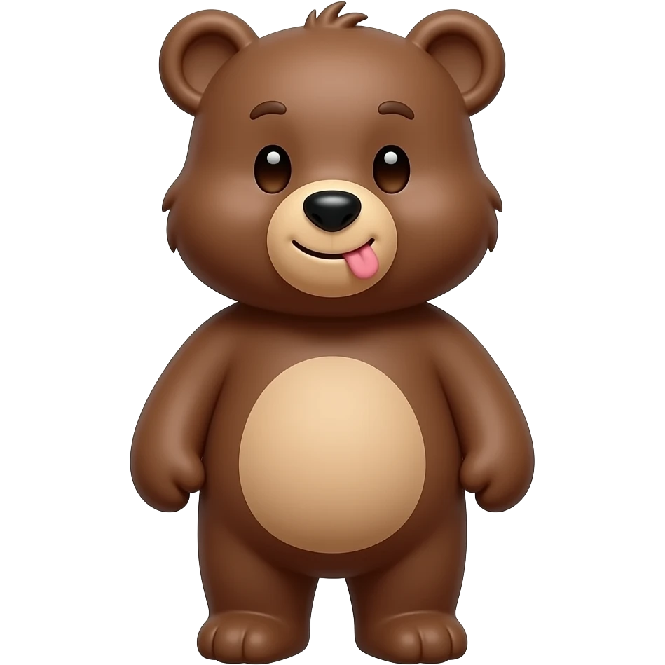 Naughty bear emoji
