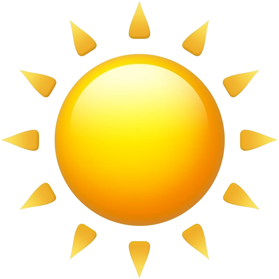 Sunshine emoji