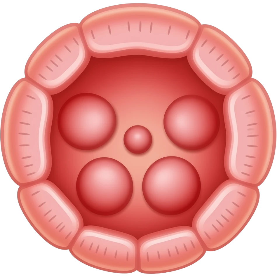 rectal prolapse red emoji