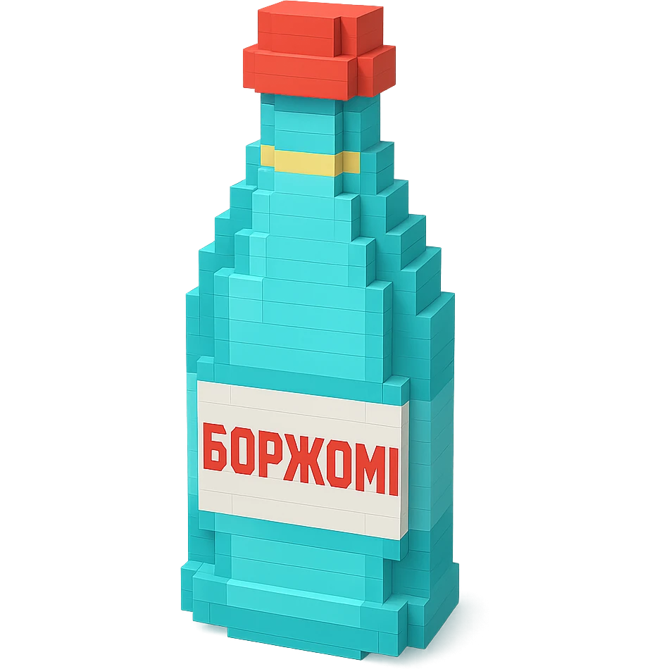 бутылка боржоми, no background emoji