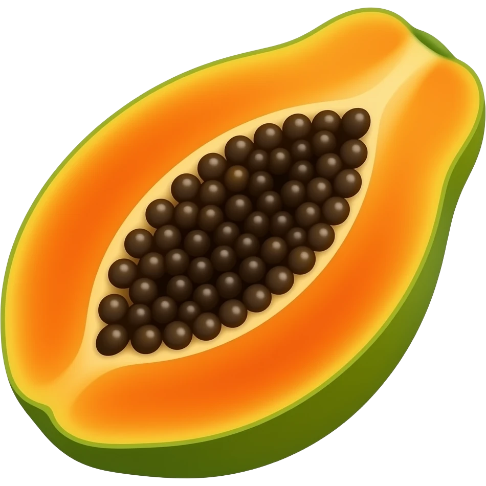 papaya emoji