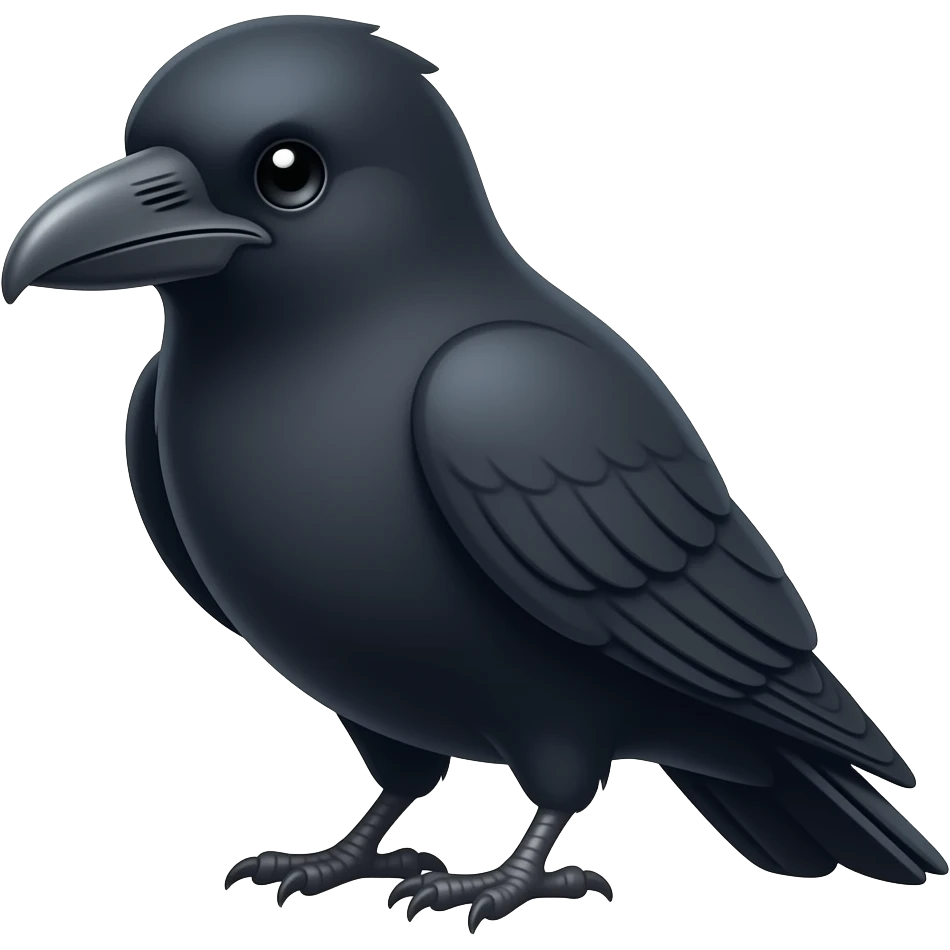 crowl with sad face emoji
