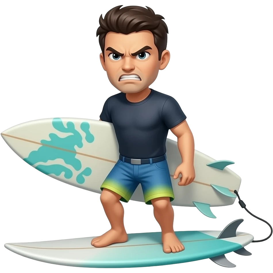🤬🏄🏼 emoji