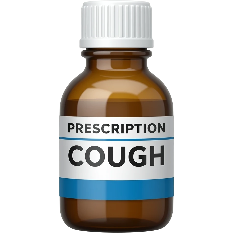 brown presciption cough syrup bottle emoji
