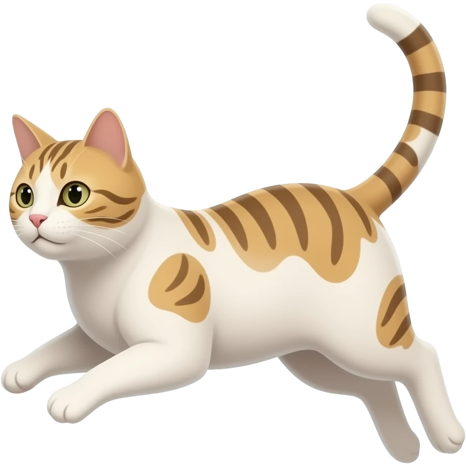 Jumping cat emoji