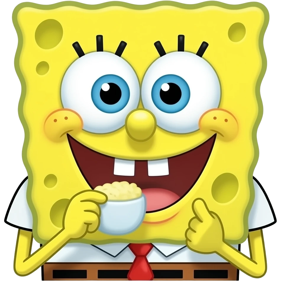 SpongeBob eatergpmof emoji